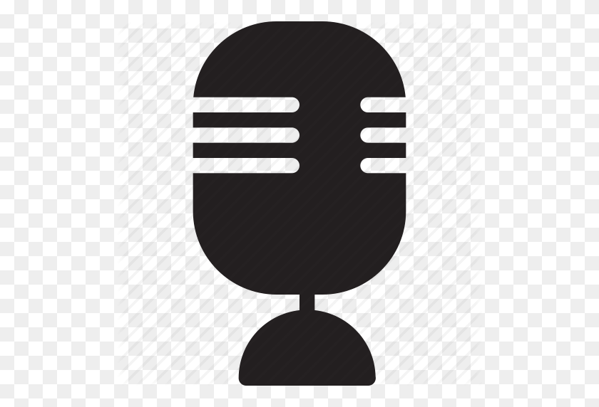 512x512 Микрофон, Мультимедиа, Радио, Звук, Технологии, Винтаж, Картинка С Голосовым Радиомикрофоном