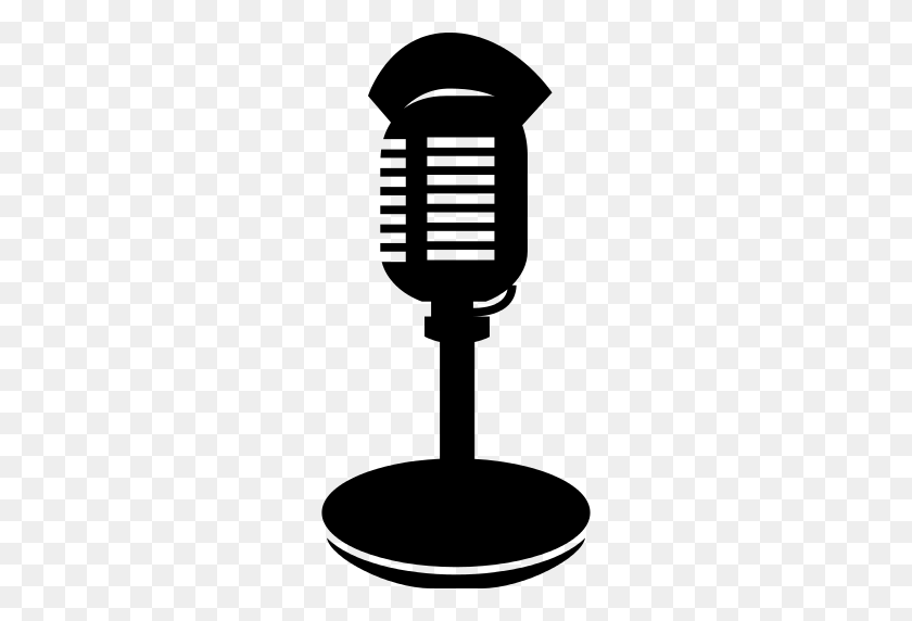 512x512 Microphone Png Icon - Old Microphone PNG