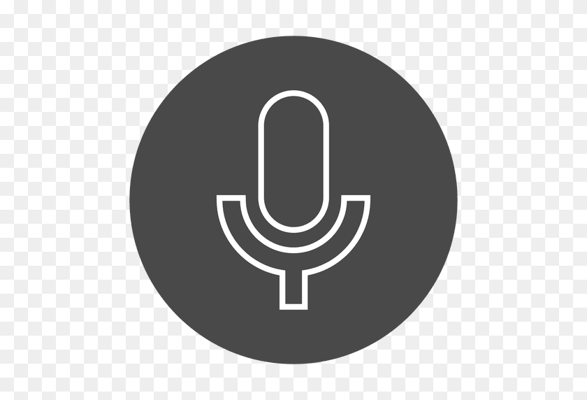 512x512 Microphone With Stand - Mic PNG