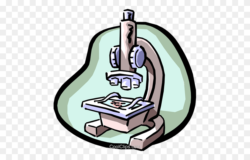 479x480 Microscope, Medical Royalty Free Vector Clip Art Illustration - Microscope Clipart