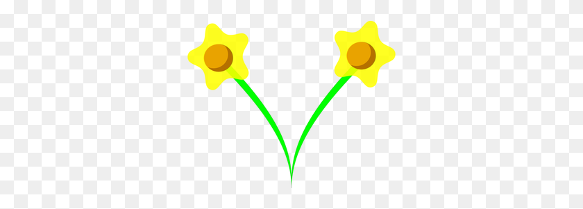 300x241 Microsoft Клипарт Весенние Цветы - Весенний Клипарт