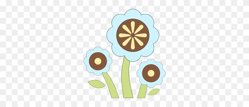 276x300 Microsoft Clipart Spring Flowers - Greenery Clipart