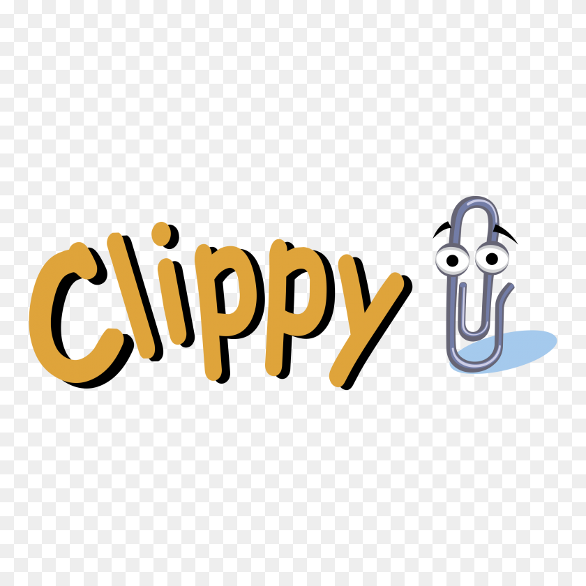 2400x2400 Microsoft Clippy Logo Png Transparent Vector - Clippy PNG