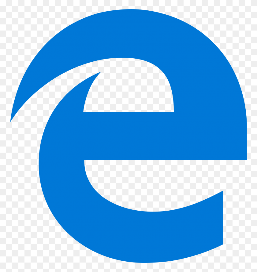 2000x2133 Логотип Microsoft Edge - Майкрософт Png