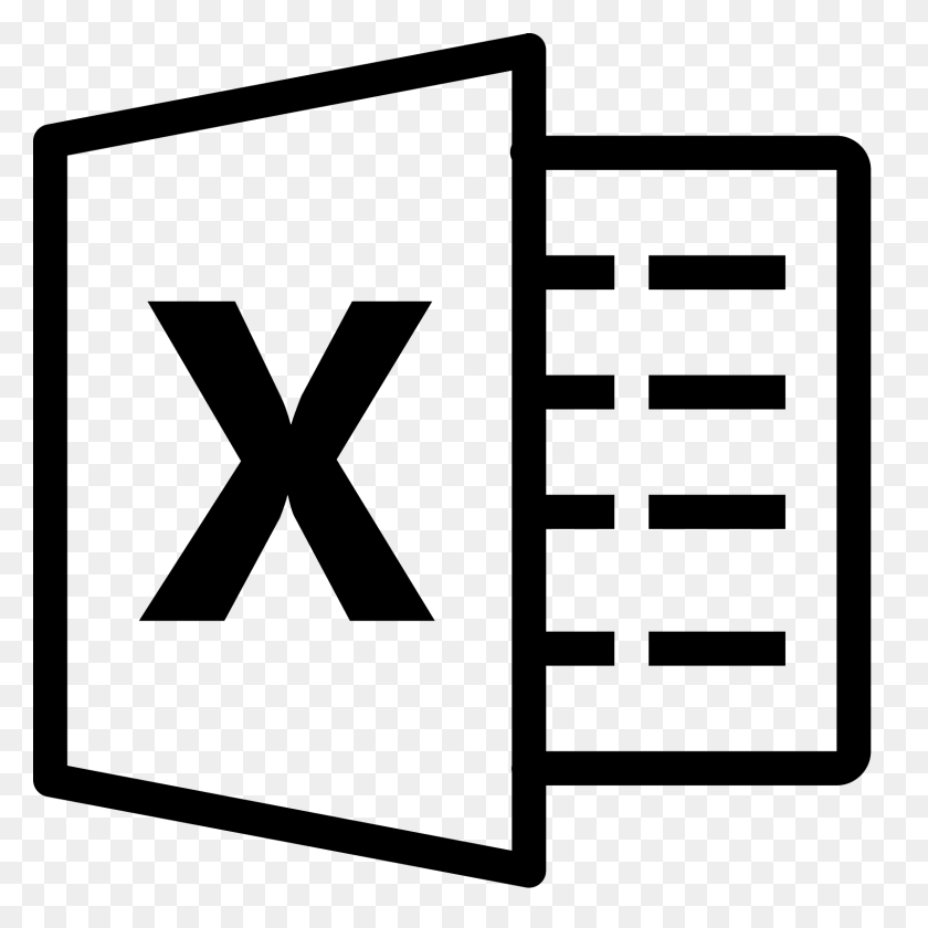 1600x1600 Значок Microsoft Excel - Значок Excel Png