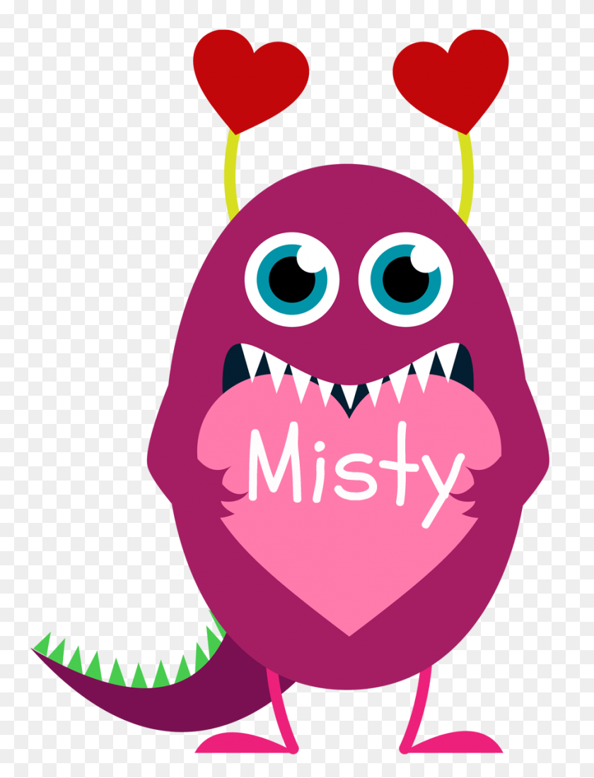 899x1200 Microsoft Free Clipart Valentines Clipart Collection - Monsters Clipart Free
