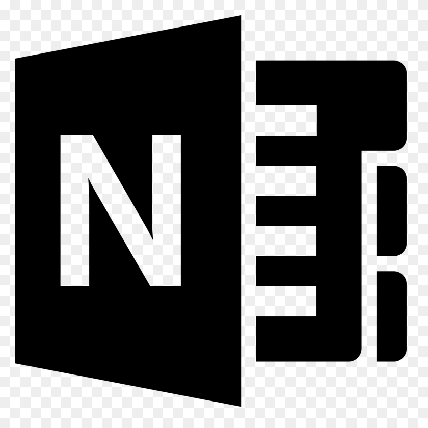 1600x1600 Значок Microsoft Onenote - Значок Компьютер Png