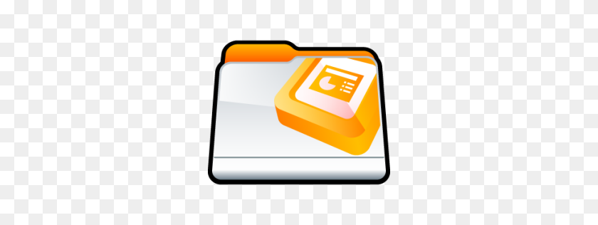 256x256 Microsoft, Powerpoint Icon Free Of Folder Icons - Microsoft Powerpoint Clip Art