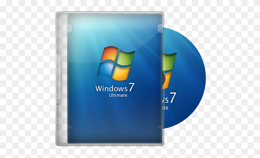 500x450 Microsoft Windows Ultimate August - Windows 7 Logo PNG