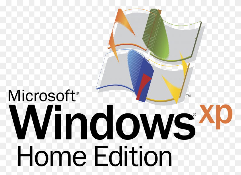 2400x1696 Логотип Microsoft Windows Xp Home Edition Png Прозрачный - Логотип Windows Xp Png