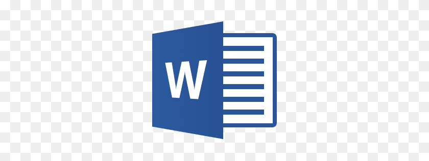 256x256 Microsoft Word - Clip Art Word 2013