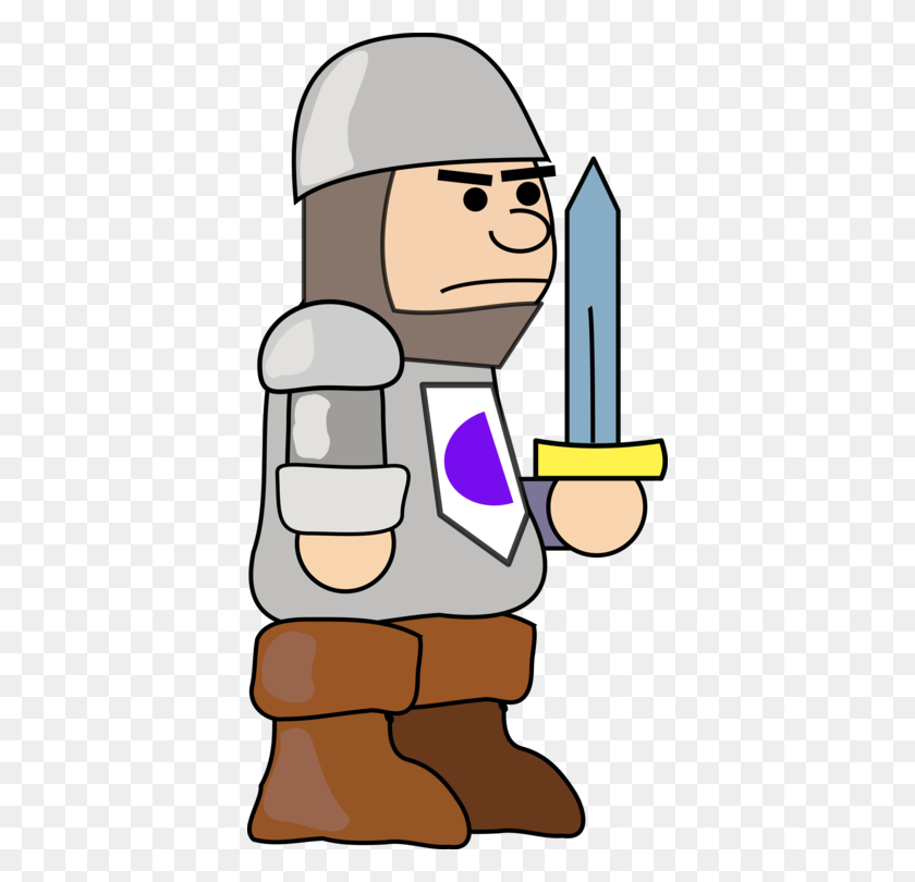 386x750 Middle Ages Soldier Warrior Knight Army - Roman Soldier Clipart