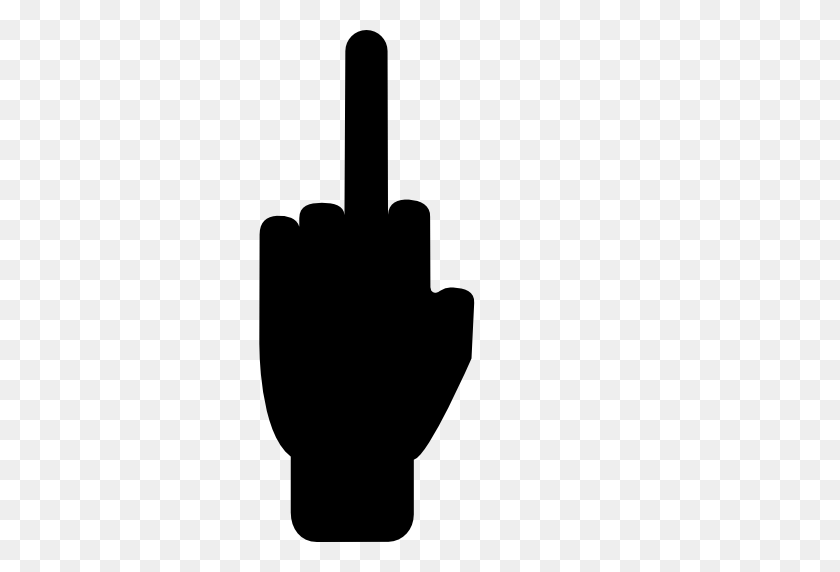 512x512 Middle Finger Gesture - Thumb PNG