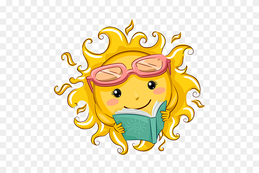500x500 Middle School Summer Reading - Summer Reading Clipart