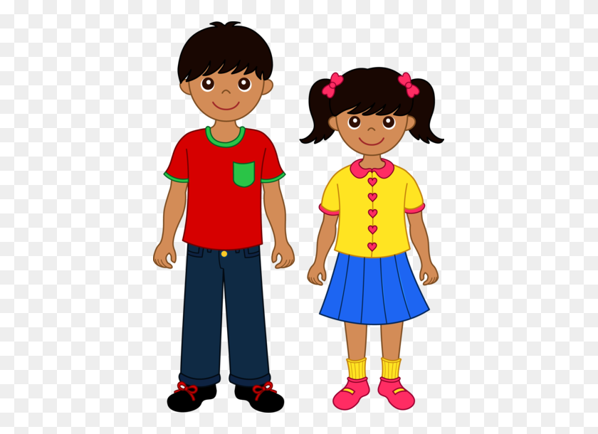 409x550 Middle Sibling Clip Art To Pin - Older Brother Clipart