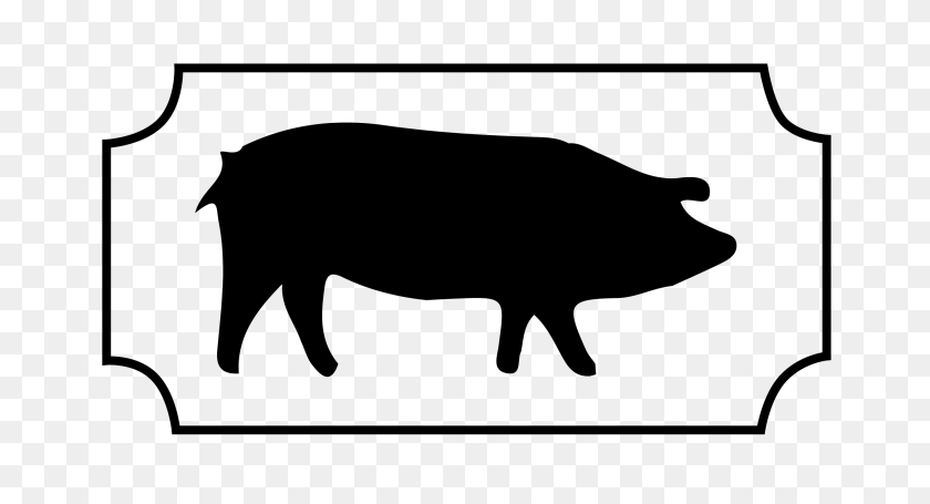 2481x1258 Специальное Меню На Середину Недели The Black Pig Tunbridge Wells - Черно-Белый Клипарт Свинья