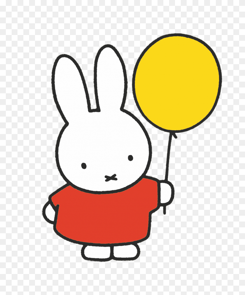 1231x1504 Miffy Yellow Balloon Transparent Png - Yellow Balloon PNG