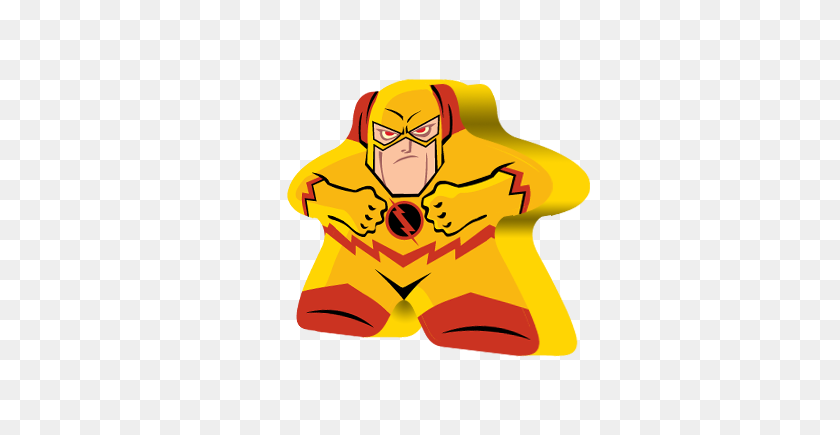 525x375 Mighty Meeples Dc Series Cryptozoic Entertainment - Reverse Flash PNG