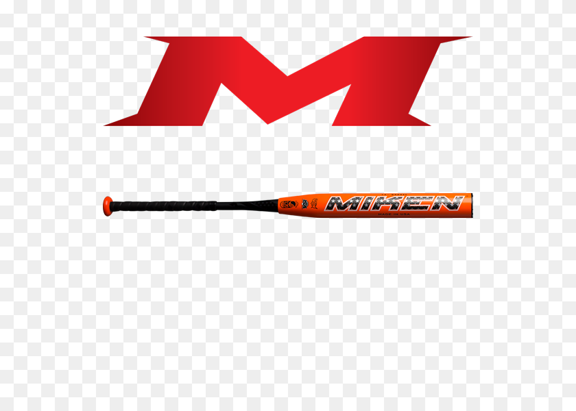 540x540 Miken Dc Supermax Usssa Slowpitch Softball Bat - Baseball Bat And Ball Clipart