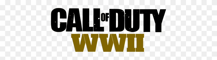 450x173 Mikina Call Of Duty - Call Of Duty Ww2 Logotipo Png