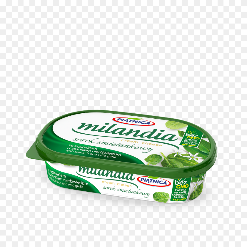 2000x2000 Milandia Cream Cheese With Spinach G - Spinach PNG