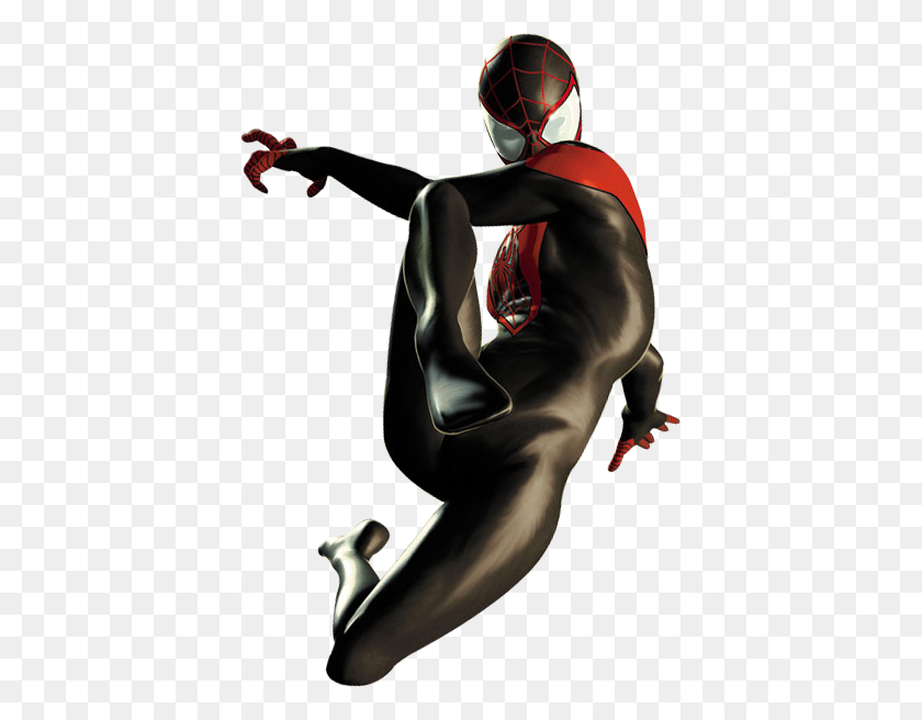 401x596 Miles Morales Ultimate Spiderman What I Am Is Geek - Miles Morales PNG