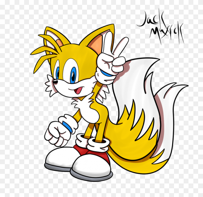 907x880 Miles Tails Prower - Tails PNG