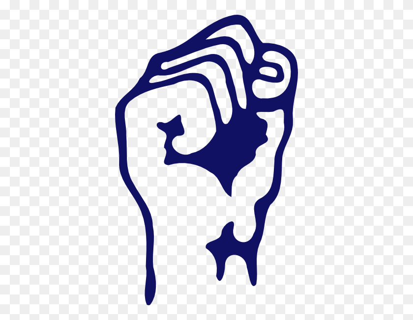 372x592 Militant Clipart Fist - Rally Clipart