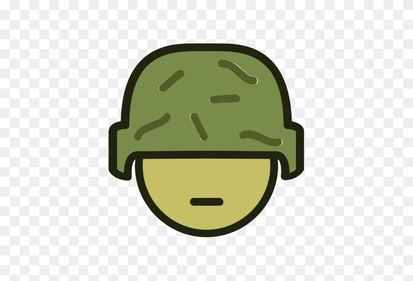 512x512 Military And Army Set Of Icons Icons For Free - Army Helmet PNG