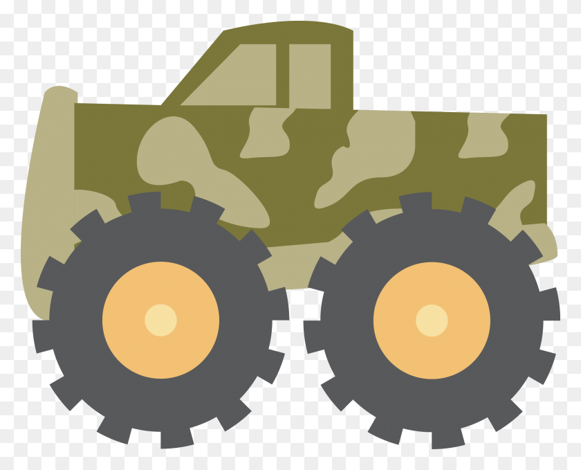 2264x1797 Military Clipart Army Truck - Combat Boots Clipart