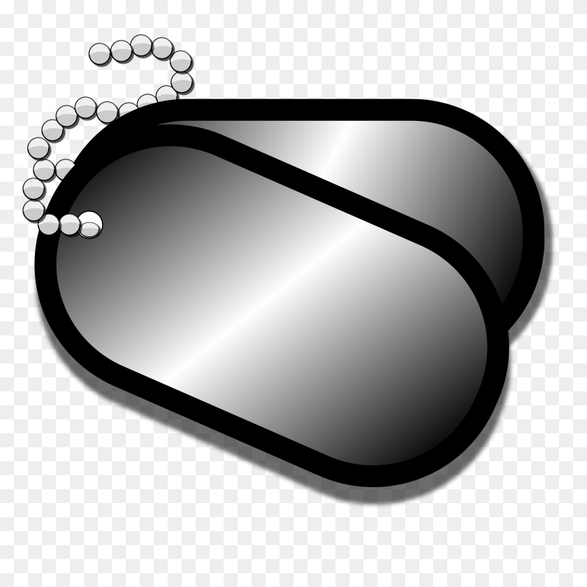 2400x2400 Military Clipart Dog Tag - Army Soldier Clipart