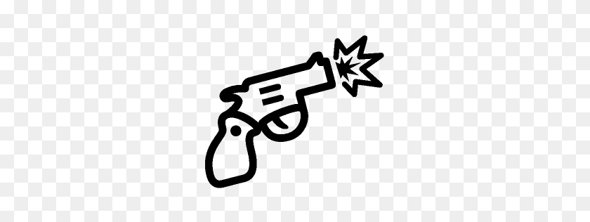 256x256 Военная Стрельба Значок Пистолета Набор Иконок Для Ios - Военные Логотипы Клипарт