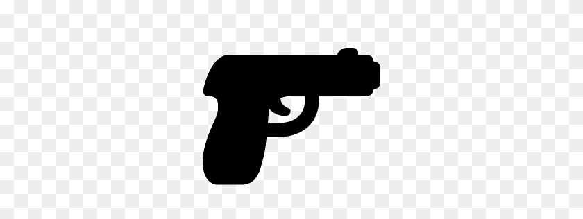 256x256 Military Gun Icon Windows Iconset - Gun Emoji PNG