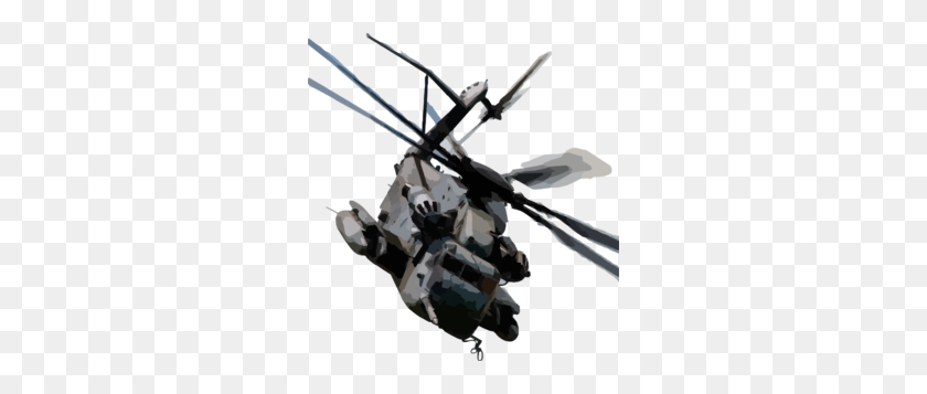 282x297 Military Helicopter Clip Art - Plane Crash Clipart