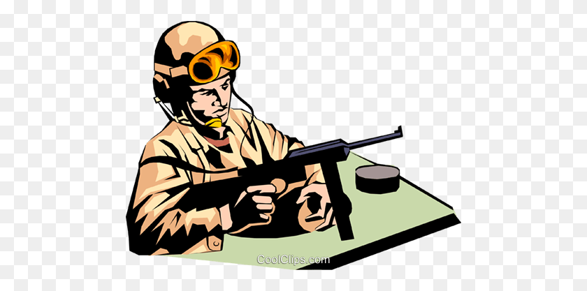 480x357 Ilustración De Clipart De Vector Libre De Realeza De Hombre Militar - Clipart De Militar Gratis