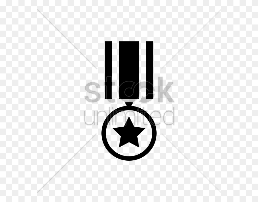 600x600 Military Medal Vector Image - Military Logos Clip Art