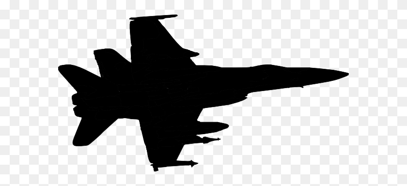 600x324 Военный Самолет Силуэт Картинки - Авианосец Клипарт