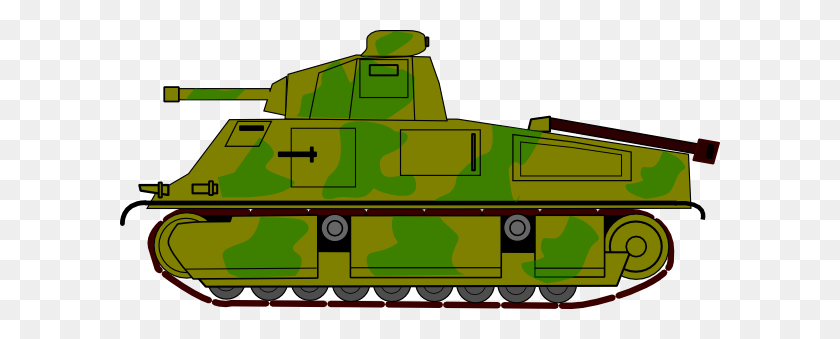 600x279 Military Tank Clip Art - Ww2 Soldier Clipart