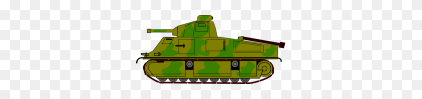297x138 Military Tank Clip Art - Military Clipart