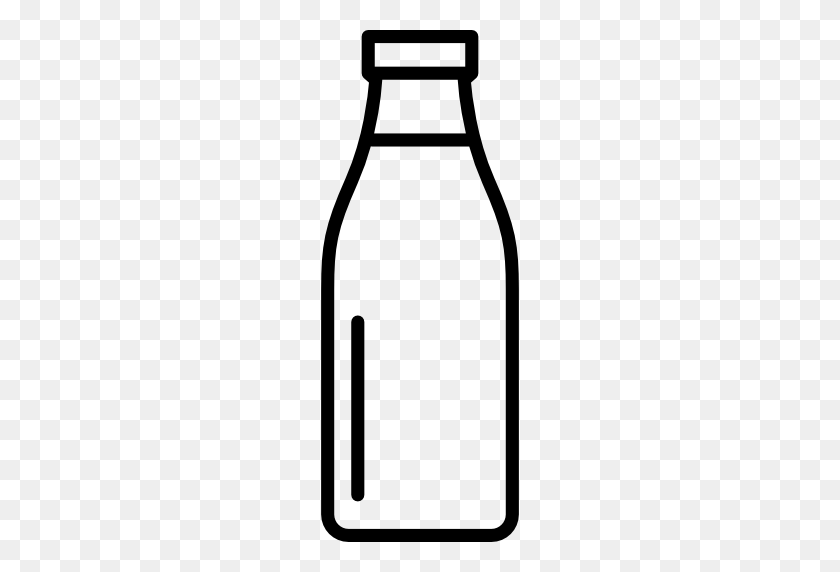 512x512 Milk Bottle - Glass Of Milk PNG