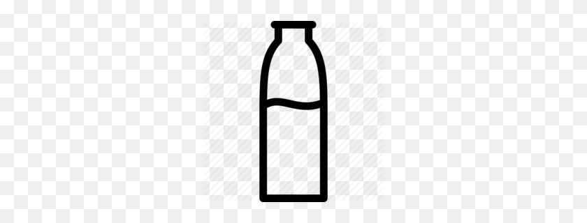 260x260 Milk Bottle Clipart - Food Allergy Clipart