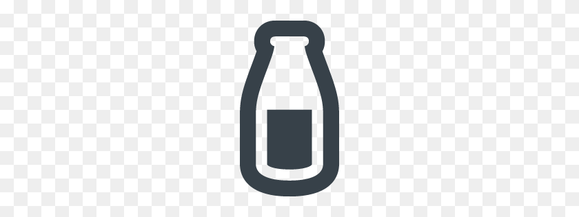 256x256 Milk Bottle Free Icon Free Icon Rainbow Over Royalty - Milk Bottle PNG
