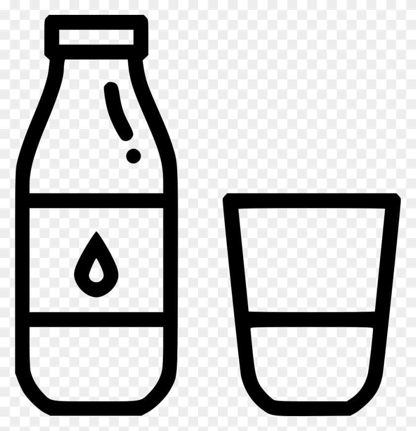 944x980 Milk Bottle Glass Png Icon Free Download - Glass Of Milk PNG