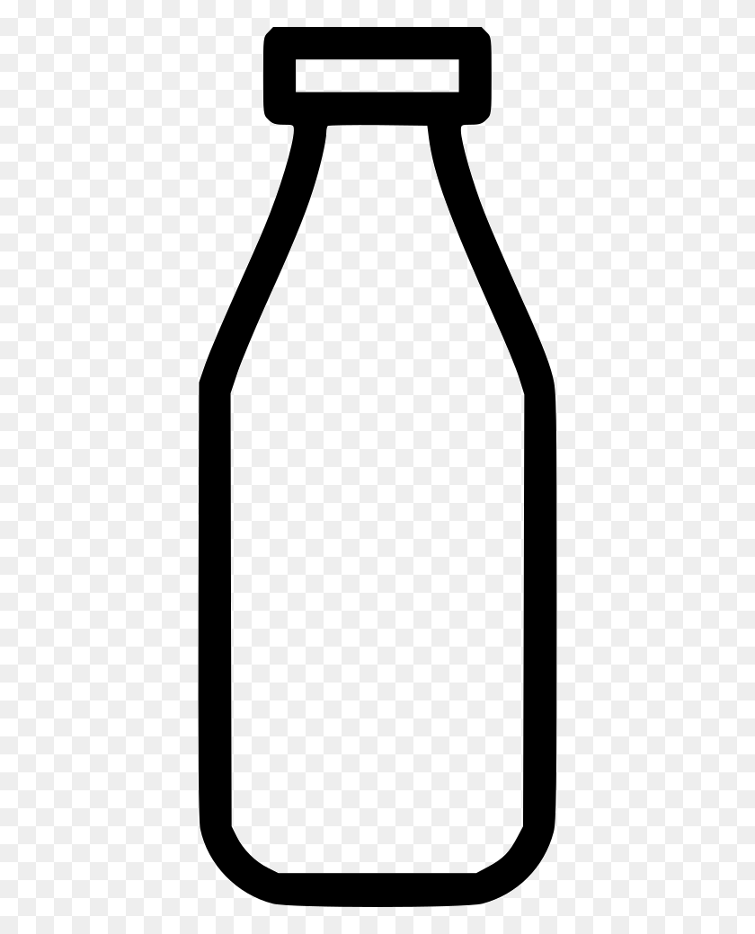 400x980 Milk Bottle Png Icon Free Download - Milk PNG
