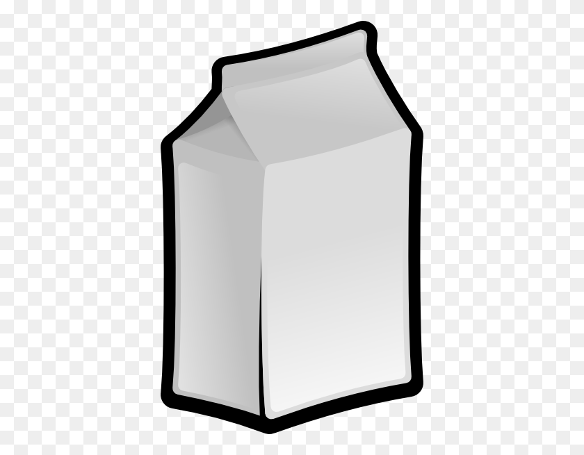 378x595 Milk Box Clip Art Free Vector - Refrigerator Clipart