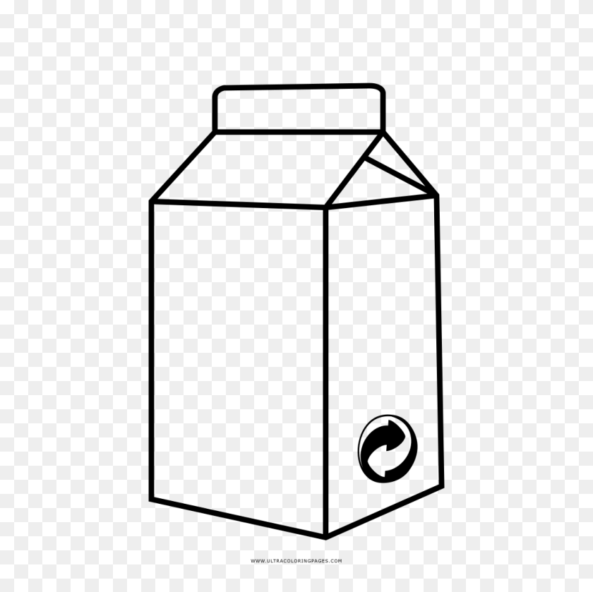 1000x1000 Картонная Коробка Для Молока La Leche - Клипарт Для Молока