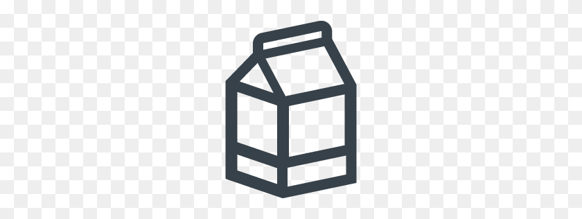 256x256 Коробка Молока Бесплатно Значок Бесплатные Иконки Радуга Над Роялти - Коробка Молока Png