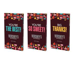 300x300 Tarjeta De Felicitación De Chocolate Con Leche Celebre Con Hershey - Barra De Hershey Png