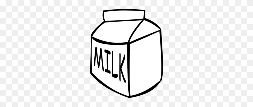 242x297 Молоко Картинки - Молоко Клипарт Черный И Белый