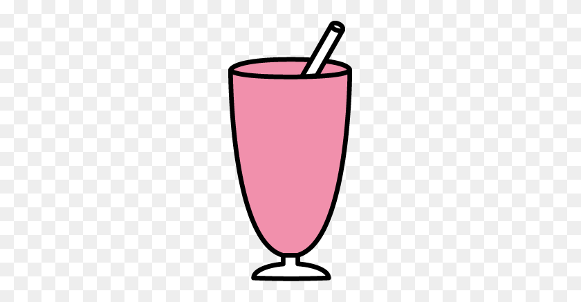179x377 Milkshake Clip Art - Strawberry Milkshake Clipart